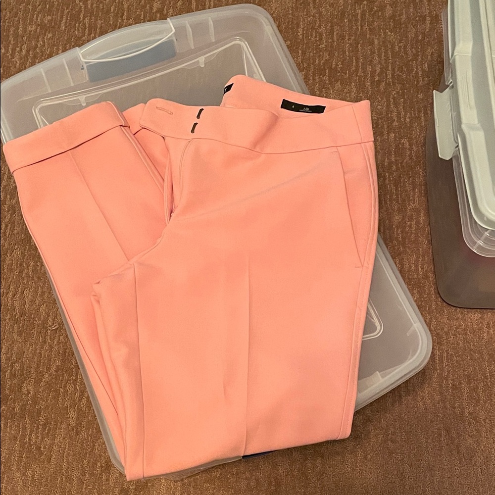 LOFT Soft Pink Cropped Pants